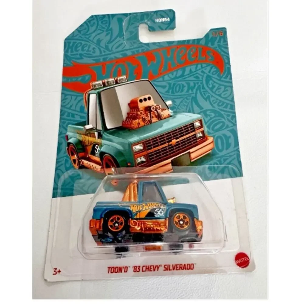 Hot Wheels Tooned '83 Chevy Silverado 56th Anniversary 1/6 HDH54 Factory Sealed